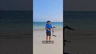 The safest way to self land your kite kiteboarding kitesurfing kitesurf kiteboard howto kite [upl. by Danit334]