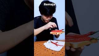 MAKAN ROTI VERSI food asmr mukbang [upl. by Goodill]