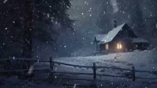 Soothing Snowstorm amp Wind Sounds in Forest for Sleep amp Relaxation [upl. by Notnroht33]