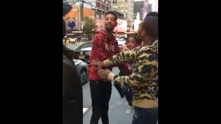 PNB ROCK ALMOST FIGHT QUEENZFLIP  UBERDRIVERFLIP ITZAJOKE [upl. by Beulah]