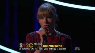 Taylor Swift  Ronan Live HD [upl. by Siuqcram]