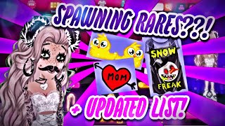 SPAWNING RARES IN MSP  UPDATED LIST [upl. by Ennayelsel154]