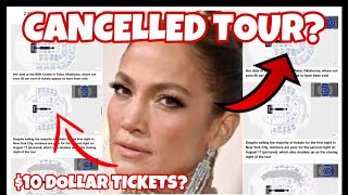 JENNIFER LOPEZ TEAM WANTS TO CANCEL TOUR MAJOR LOW TICKET SALES [upl. by Nahtnanhoj]