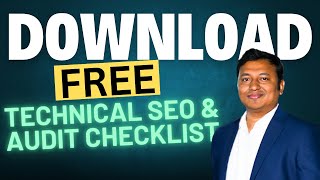 SEO Audit amp Technical SEO Checklist For FREE TODAY ONLY [upl. by Moneta]