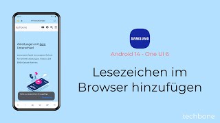 Lesezeichen im Browser hinzufügen oder entfernen Samsung Internet [upl. by Shel]