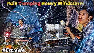 Solo Rain Camping In Extreme Weather Condition  Rain Camping India  Unknown Dreamer [upl. by Cindy649]