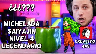 CLAMATO Dedicado a RobertoMtzTV  Cómo preparar la MICHELADA SAIYAJIN NIVEL 4 Legendario🍺🍅 shorts [upl. by Behre]