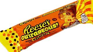 Reeses Outrageous Candy Bar  Unwrapping [upl. by Enelad]