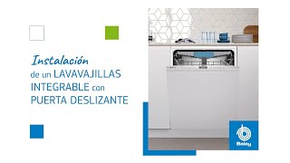 Cómo Instalar Lavavajillas Integrable con Puerta Deslizante  Paso a Paso [upl. by Trudi]