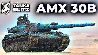 AMX 30B  великолепен Но есть нюанс  Обзор Tanks Blitz [upl. by Monreal]