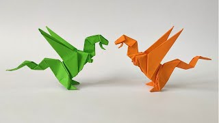 Origami MYTHICAL DRAGON  How to make a paper dragon [upl. by Pani]