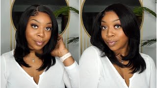 NATURAL SHAGGY LAYERED CUT WIG INSTALL  STEP BY STEP  LUVME HAIR [upl. by Ellehcyar]