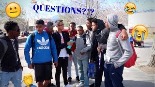 TRICK QUESTIONS w ETIWANDA HIGHSCHOOL STUDENTS [upl. by Quenby]