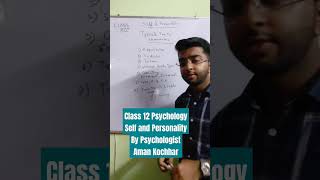 Class 12th Psychology CBSENCERT Chapter 2 self and personality Traits and Types [upl. by Yrennalf75]