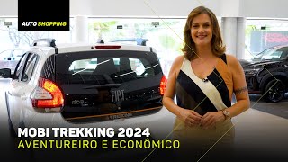 Fiat Mobi Trekking 2024 versão completa com menor consumo de combustível no ciclo urbano [upl. by Nwahsyt]