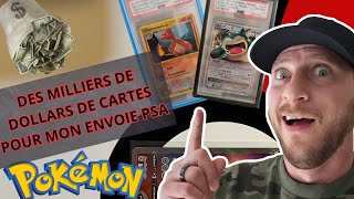 JENVOIE MES CARTES POKEMON SE FAIRE GRADER CHEZ PSA 🤯 [upl. by Drescher]