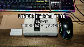 LENOVO ThinkPad T410 25370F7 NZM1I8 09A213 484FZ22031 Pesanan dari Kab Kudus [upl. by Leakcim]