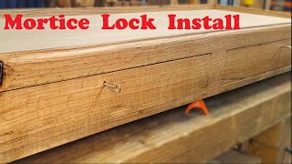 Morticed lock In Cabinet drawer [upl. by Ocker942]