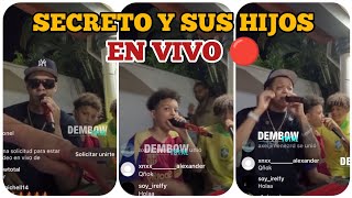 SECRETO Y SUS HIJOS EN VIVO 🔴 LIVE CANTANDO [upl. by Annirtak]