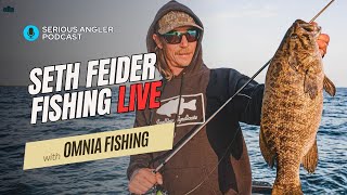 SETH FEIDER Fishing LIVE From LAKE MILLE LACS [upl. by Kcirevam7]