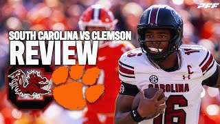 South Carolina vs Clemson Review  PFF Grade Release Show [upl. by Eimmat885]