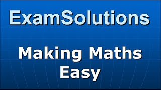 Matrices  Finding the cofactor matrix  ExamSolutions  maths problems answered [upl. by Ohare]