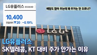 LG유플러스 배당도 잘 주는데 주가는 못 오르는 이유 SK텔레콤 KT [upl. by Matheson]