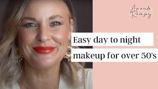 Easy day to night makeup for women over 40 [upl. by Ardella]