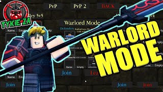 Roblox Warlords New Update WARLORD MODE [upl. by Eidurt]