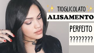 TUDO SOBRE TIOGLICOLATO  Relaxamento escova definitiva e permanente afro ✨ [upl. by Loseff]