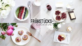 4 FRÜHSTÜCKSIDEEN  einfach gesund amp lecker [upl. by Bertsche992]