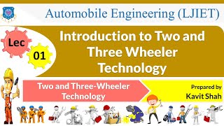 L 01 Introduction to Subject Syllabus  Two and Three Wheeler Technology  Automobile [upl. by Houston]