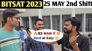 BITSAT 2023 📃EXAM CENTER 🤐STUDENTS REVIEW  25 MAY🕔2ND SHIFT🔥 [upl. by Fair]