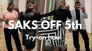 Shop with Me Saks Off 5th TryOn Haul for Graduation Guest [upl. by Olram]