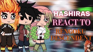 Hashiras react to Mavuika as Rengoku Descendant 🤩 [upl. by Angelico]