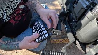 Installing Floorboards on Honda Rebel 1100T [upl. by Geri]