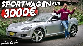 MAZDA RX8 Gebrauchtwagencheck und Fahrbericht  Fahr doch [upl. by Bellina]