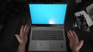 HP ZBook Fury 156 G8 Unboxing [upl. by Sanalda]