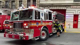 ALL THE BRAND NEW 2021 FDNY SEAGRAVE PUMPERS DELIVERED amp INSERVICE RESPONDING FROM THEIR FIREHOUSES [upl. by Clayborn]