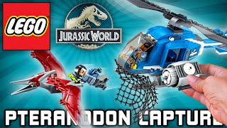 Lego Jurassic World Set Pteranodon Capture 75915 Toy Play Unboxing TimeLapse Speed Build Brinquedo [upl. by Nahtad]