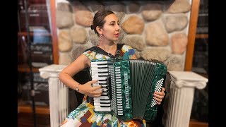 6421  Green Castiglione Piano Accordion LMM 30 60 1499 [upl. by Maclean]