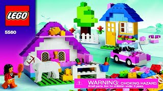 LEGO instructions  Bricks and More  5560  Large Pink Brick Box [upl. by Jerz]