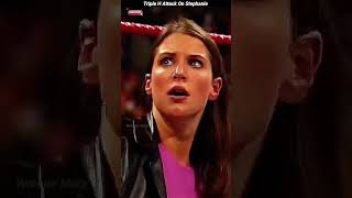 Triple H Attack On Stephanie McMahon reels shorts viral [upl. by Novets651]