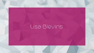 Lisa Blevins  appearance [upl. by Ellswerth246]