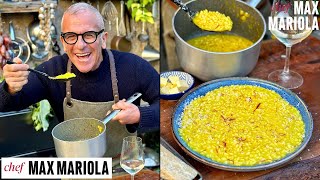 RISOTTO ALLA MILANESE a Regola dArte con Midollo e Zafferano Ricetta di Chef Max Mariola [upl. by Ola]