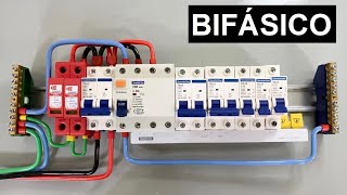 Instalação de quadro de distribuição BIFÁSICO  Aula completa [upl. by Cal]