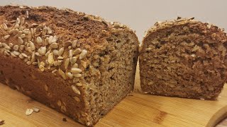 Dinkelvollkornbrot 😋 RatzFatz gemacht und man muß nie mehr Brot kaufen [upl. by Filahk]