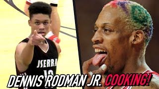 Dennis Rodman Jr More OFFENSIVE MINDED Than His Dad TRICK Inbound Play JSerra VS OLU [upl. by Allista]