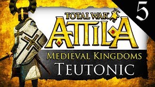 CHRISTENDOM CONFEDERATION Medieval Kingdoms Total War Attila Teutonic Order Gameplay 5 [upl. by Merlina]