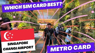 Changi Airport SIM Card Guide amp MRT Tutorial Easy Travel in Singapore 🇸🇬 [upl. by Devinne558]